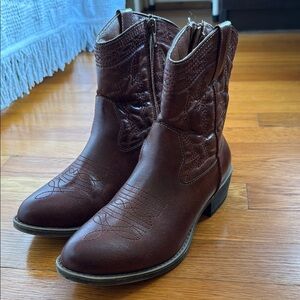 Brown Western Leather Boots